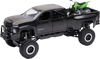 Chevrolet 3500HD Offroad Pick Up w/ Dirt Bike - 1:32 Scale - Black/Green - Lutzka's Garage