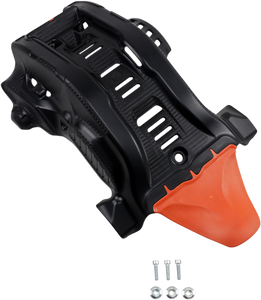 Skid Plate - Black/16 Orange - Gas Gas | Husqvarna | KTM