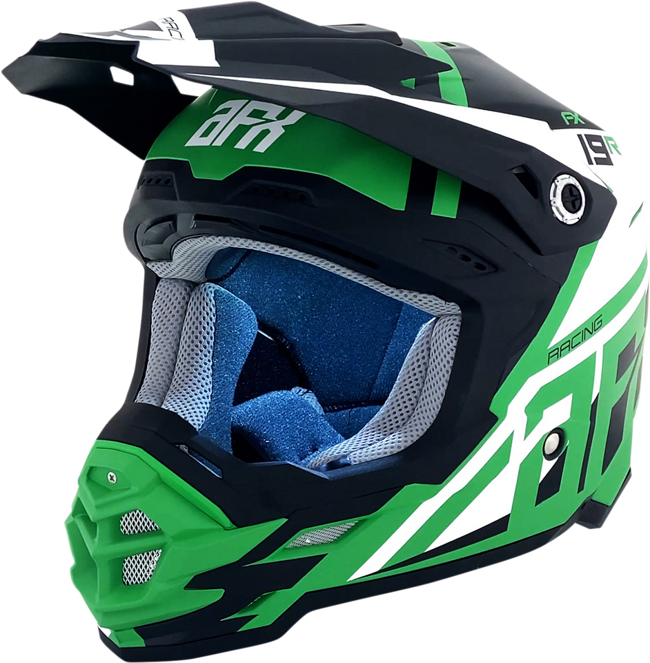 FX-19R Helmet - Racing - Matte Green - Medium - Lutzka's Garage