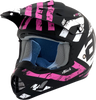 FX-17Y Helmet - Attack - Matte Black/Fuchsia - Large - Lutzka's Garage