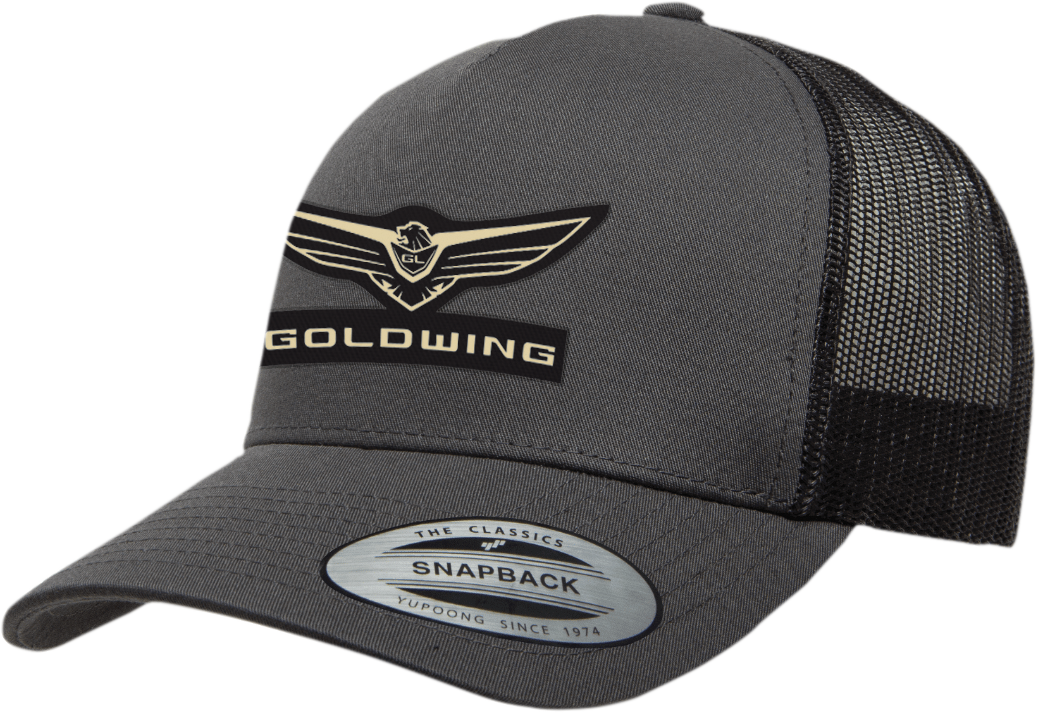 Goldwing Rally Hat - Gray/Black - Lutzka's Garage