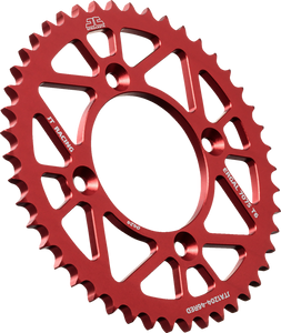 Rear Aluminum Sprocket - 46 Tooth - Red - CRF 125F - Lutzka's Garage