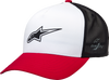 Advantage Tech Trucker Hat - White/Red/Black - One Size - Lutzka's Garage