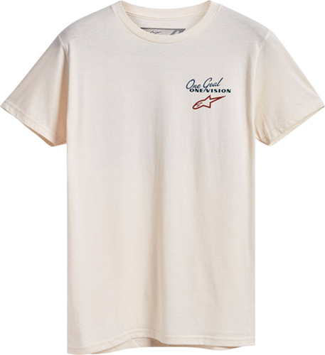 Flagged T-Shirt - Natural - Medium - Lutzka's Garage