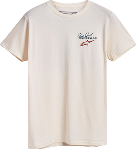 Flagged T-Shirt - Natural - Medium - Lutzka's Garage