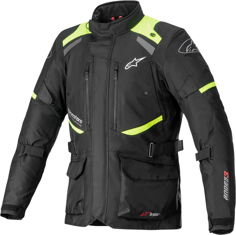 Andes v3 Jacket - Black/Yellow - Small - Lutzka's Garage