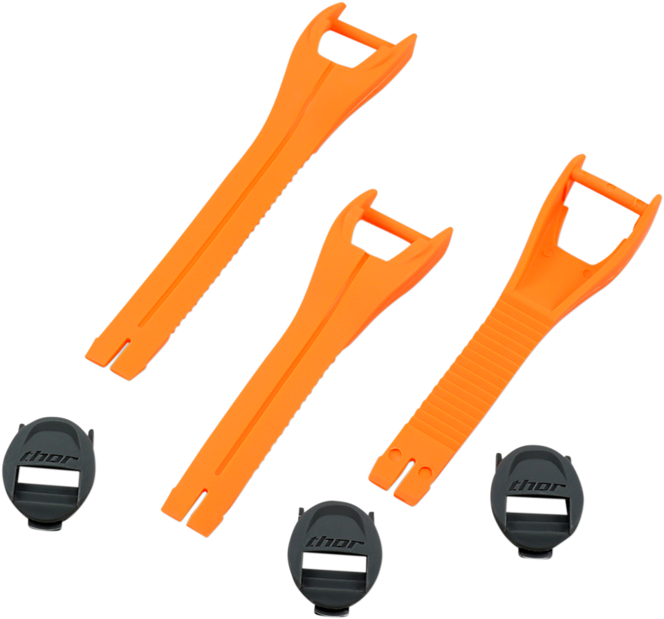 Blitz XP MX Boot Straps - Youth - Orange - Size 1-7 - Lutzka's Garage