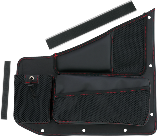 Kaliber Organizer - Passenger - Black w/ Red Stitching