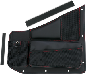 Kaliber Organizer - Passenger - Black w/ Red Stitching