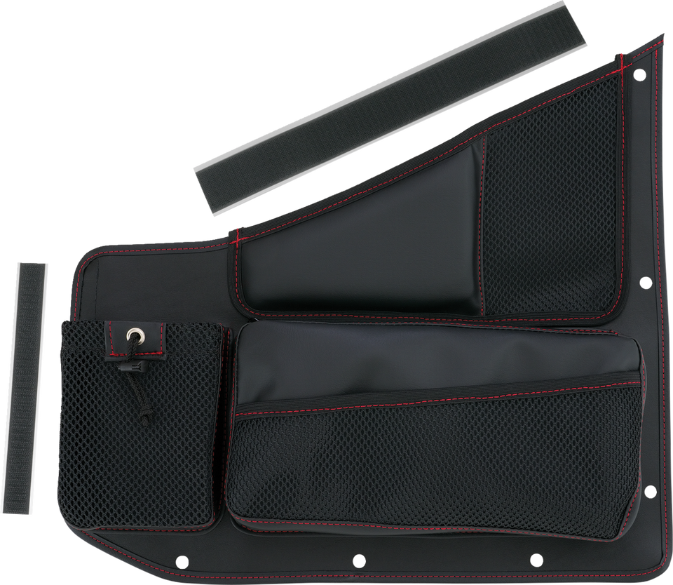 Kaliber Organizer - Passenger - Black w/ Red Stitching