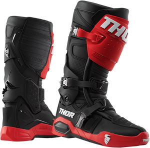 Radial Boots - Red/Black - Size 8 - Lutzka's Garage