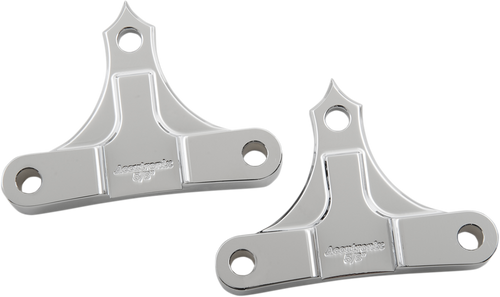 Hot Legs/Bagger Legs Fender Spacers - Chrome - 0.625