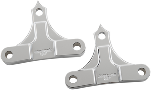 Hot Legs/Bagger Legs Fender Spacers - Chrome - 0.625" Spacer - For 6" Width Fender - Lutzka's Garage