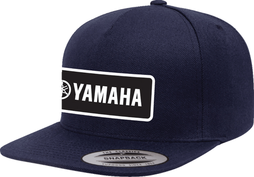 Yamaha Classic Snapback Hat - Navy - Lutzka's Garage