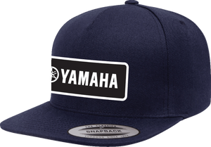 Yamaha Classic Snapback Hat - Navy - Lutzka's Garage