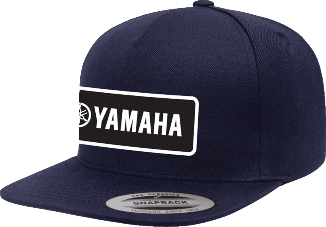 Yamaha Classic Snapback Hat - Navy - Lutzka's Garage