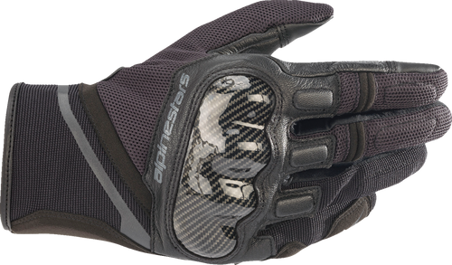 Chrome Gloves - Black/Tar Gray - Small - Lutzka's Garage