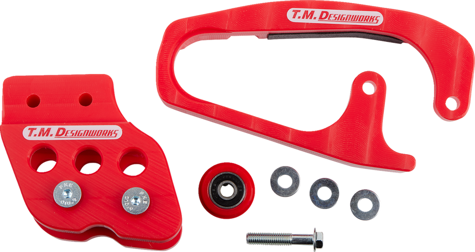 Chain Guide/Slider - TRX450 - Red - Lutzka's Garage