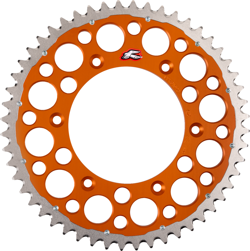 Twinring™ Rear Sprocket - 52 Tooth - Orange - Lutzka's Garage