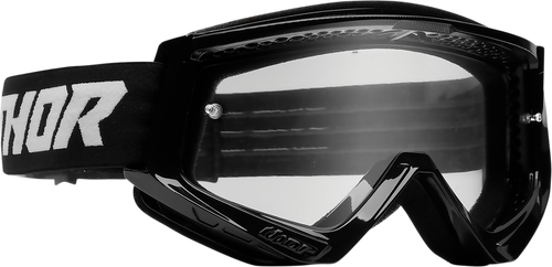 Combat Goggles - Racer - Black/White - Lutzka's Garage