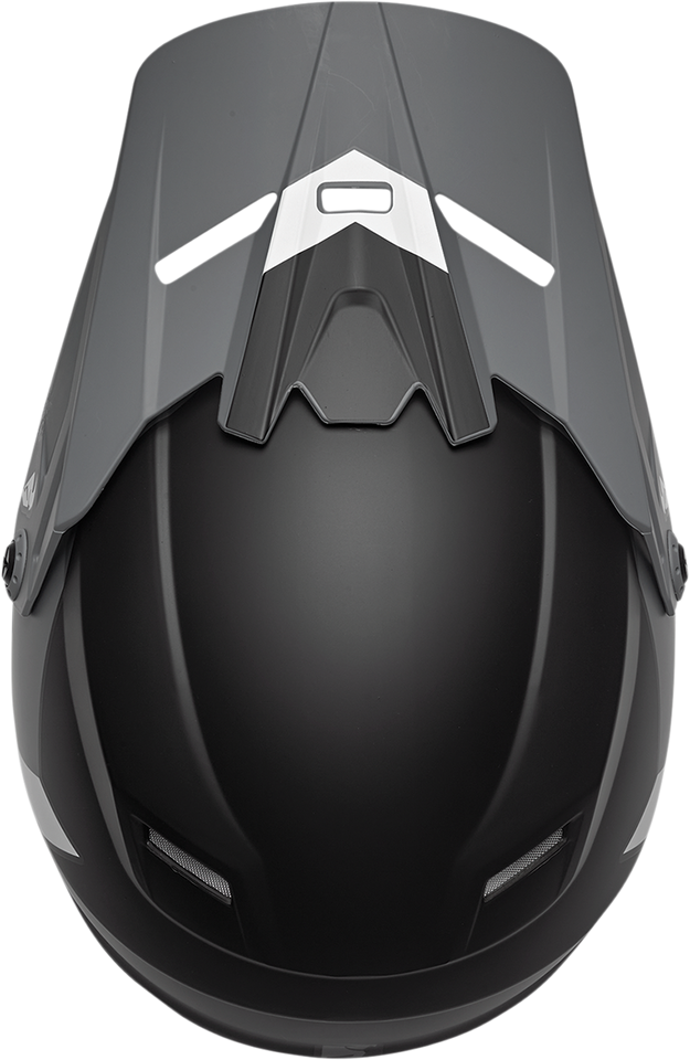 Youth Sector Helmet - Chev - Gray/Black - Small - Lutzka's Garage