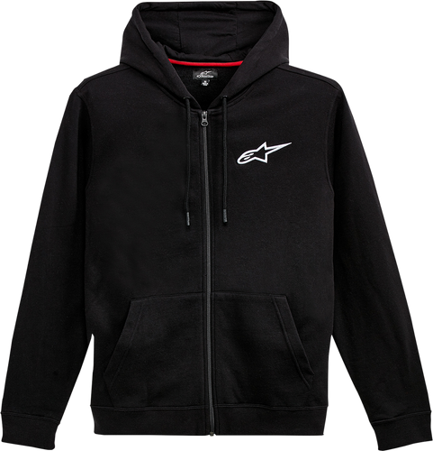 Ageless Zip Hoodie - Black/White - Medium - Lutzka's Garage