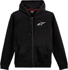 Ageless Zip Hoodie - Black/White - Medium - Lutzka's Garage