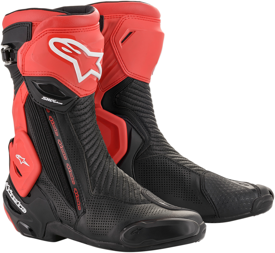 SMX+ Vented Boots - Black/Red - US 7.5 / EU 41 - Lutzka's Garage