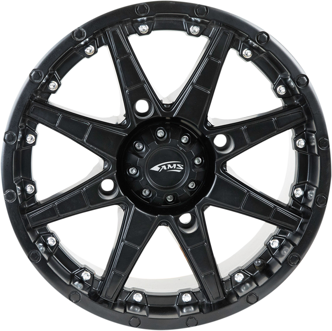 Rolln 105 Wheel - Front/Rear- Black - 14x7 - 4/110 - 5+2