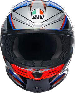 K6 S Helmet - Slashcut - Black/Blue/Red - Medium - Lutzka's Garage