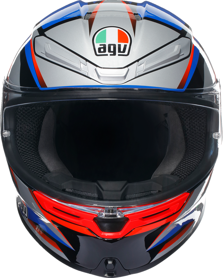 K6 S Helmet - Slashcut - Black/Blue/Red - Medium - Lutzka's Garage