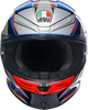 K6 S Helmet - Slashcut - Black/Blue/Red - Medium - Lutzka's Garage