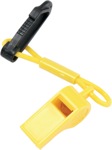 Whistle With Clip - Yellow - Lutzka's Garage