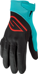 Circuit Gloves - Black/Aqua - XS - Lutzka's Garage