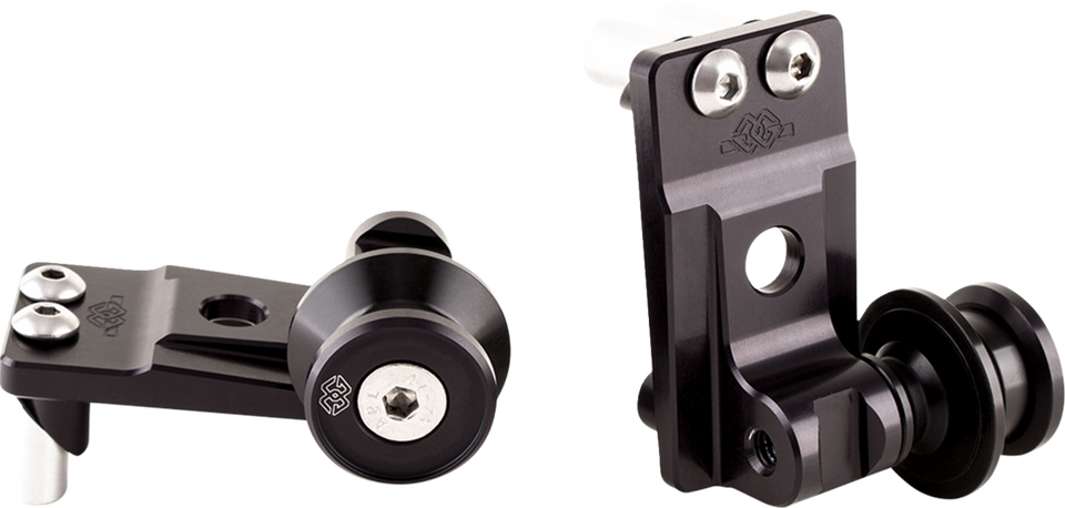 AXB Chain Adjuster - Black - Kawasaki/Honda - Lutzka's Garage