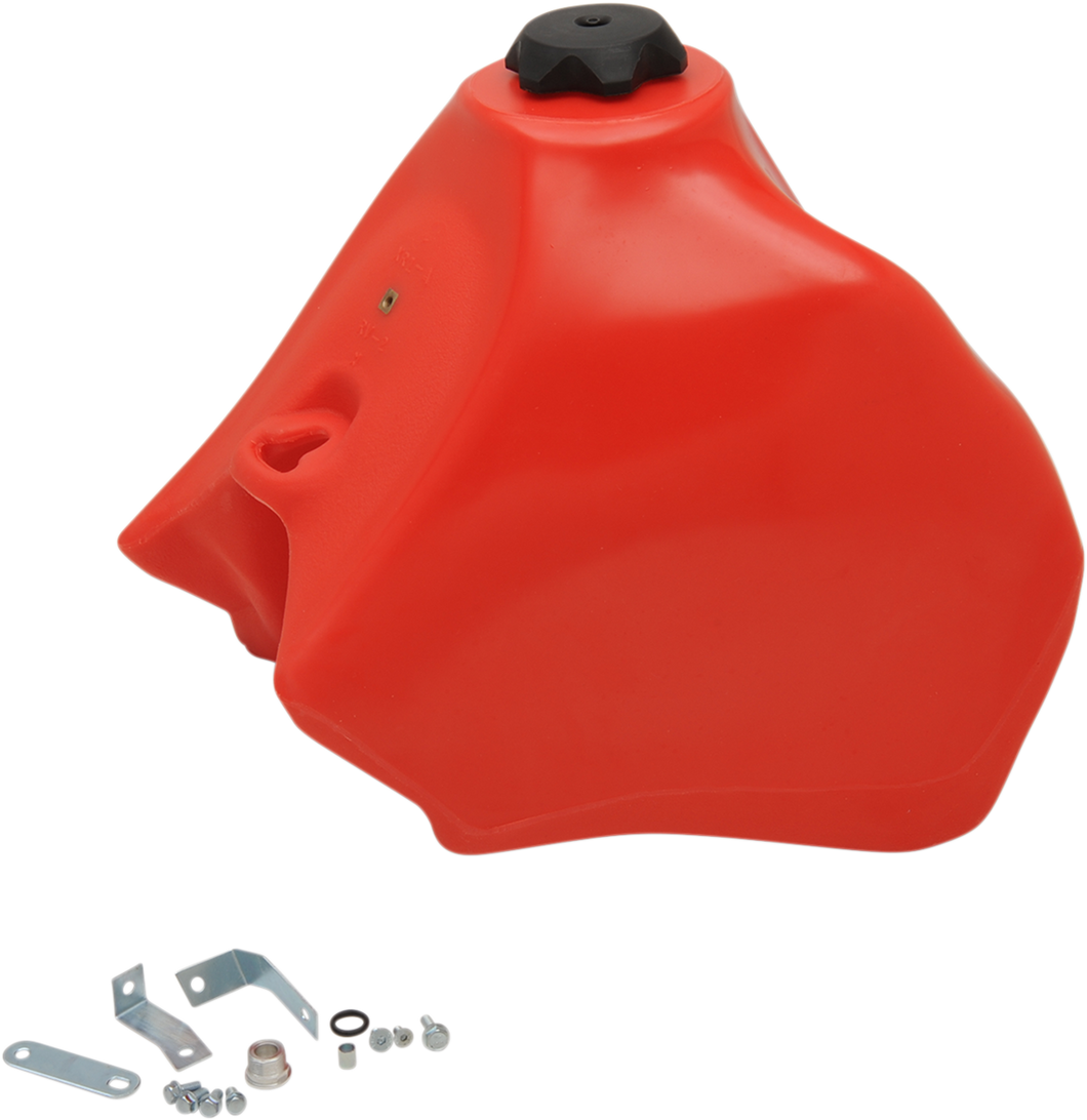 Large-Capacity Gas Tank - Red - Honda - 4.0 Gallon - Lutzka's Garage