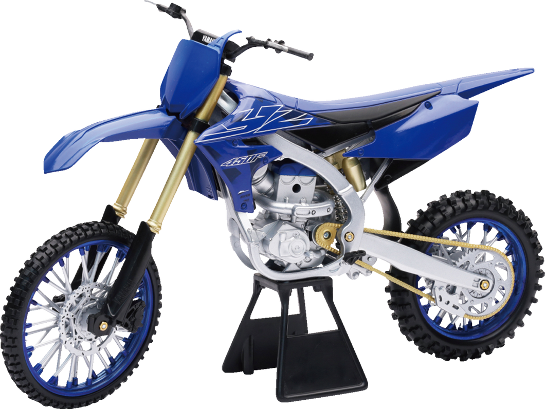 Yamaha YZ450F Dirt Bike - 1:6 Scale - Blue/Gold/Black