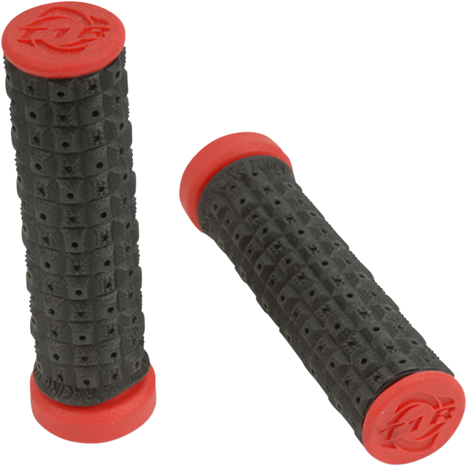 Grips - Enduro - Dual - ATV - Black/Red - Lutzka's Garage