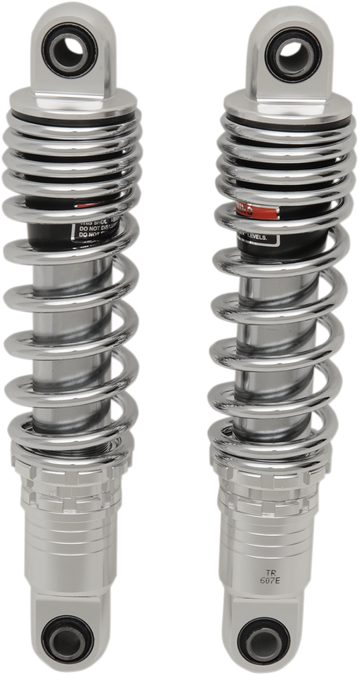 Premium Ride-Height Adjustable Shocks - Chrome - Standard - 12" - Lutzka's Garage