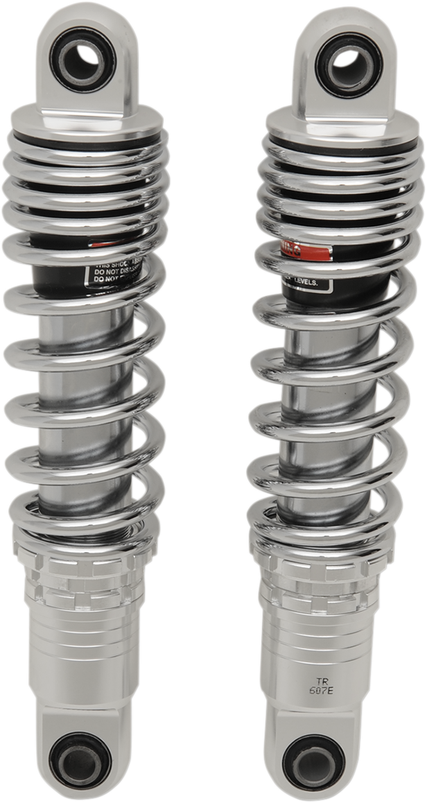 Premium Ride-Height Adjustable Shocks - Chrome - Standard - 12