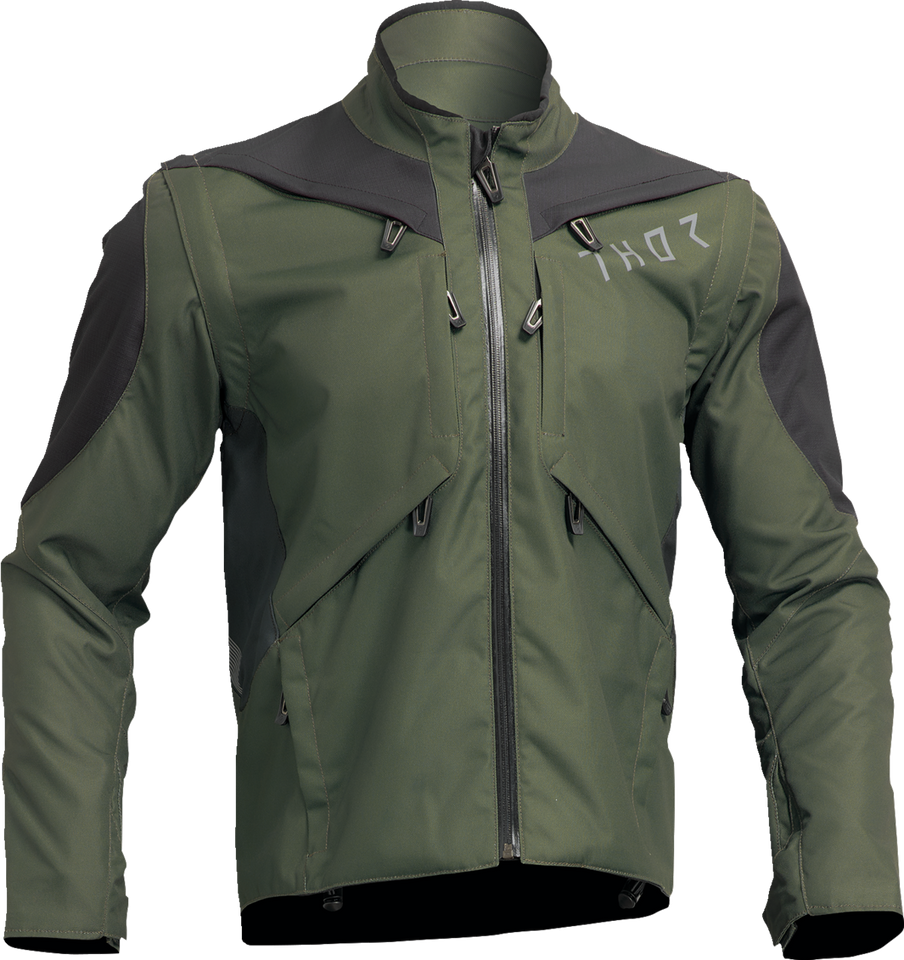 Terrain Jacket - Army Green/Charcoal - Medium - Lutzka's Garage