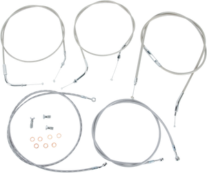 Cable Line Kit - 18" - 20" - 04 - 07 Roadstar - Stainless Steel - Lutzka's Garage