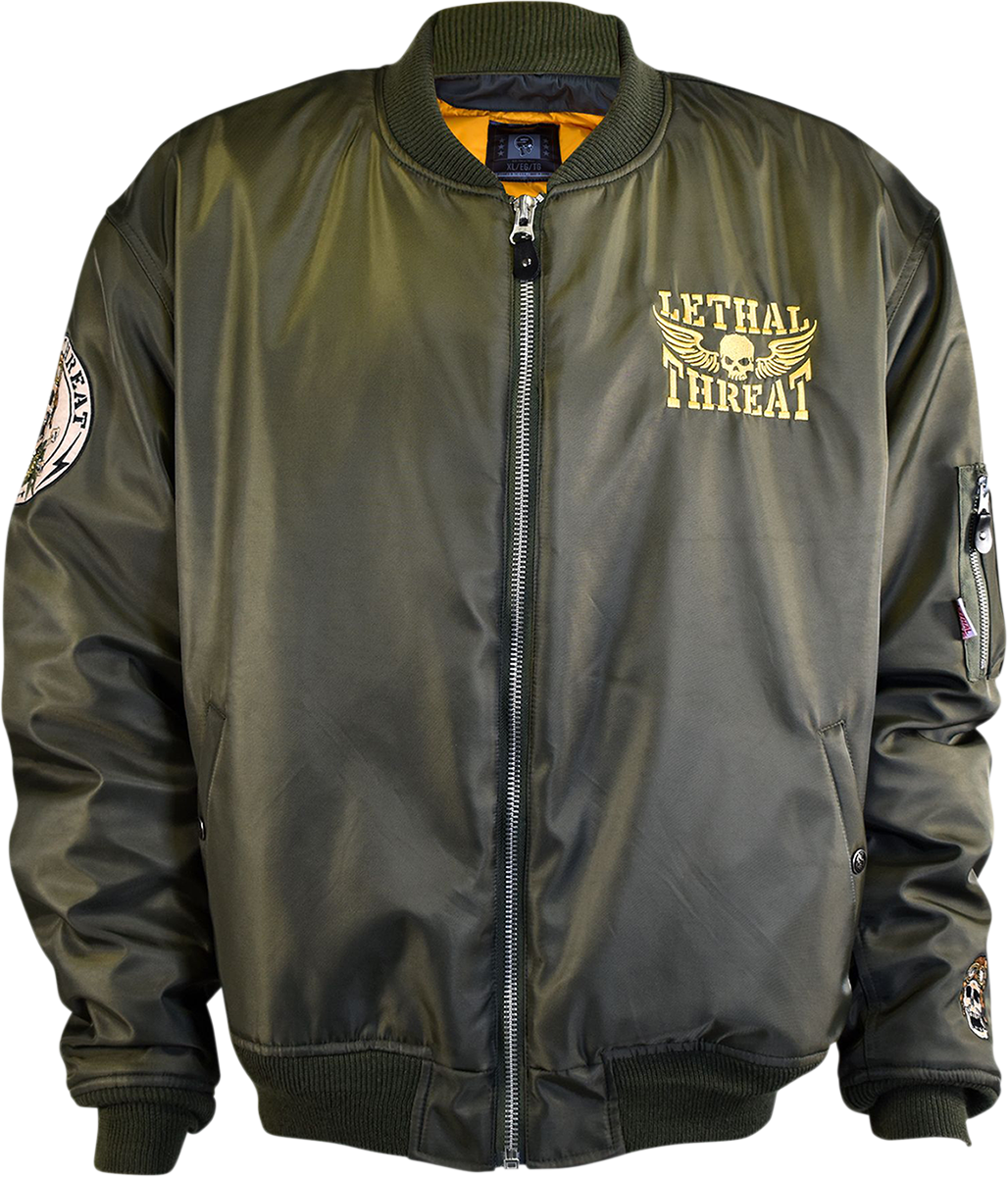 Bombs Away Jacket - Green - Medium - Lutzka's Garage