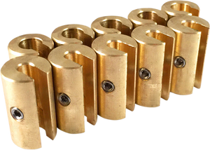 Wheel Weights - Re-Usable - 1-1/4 oz - Brass - 10 Pack