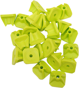 Single Backer Plates - Hi-viz Green - 24 Pack