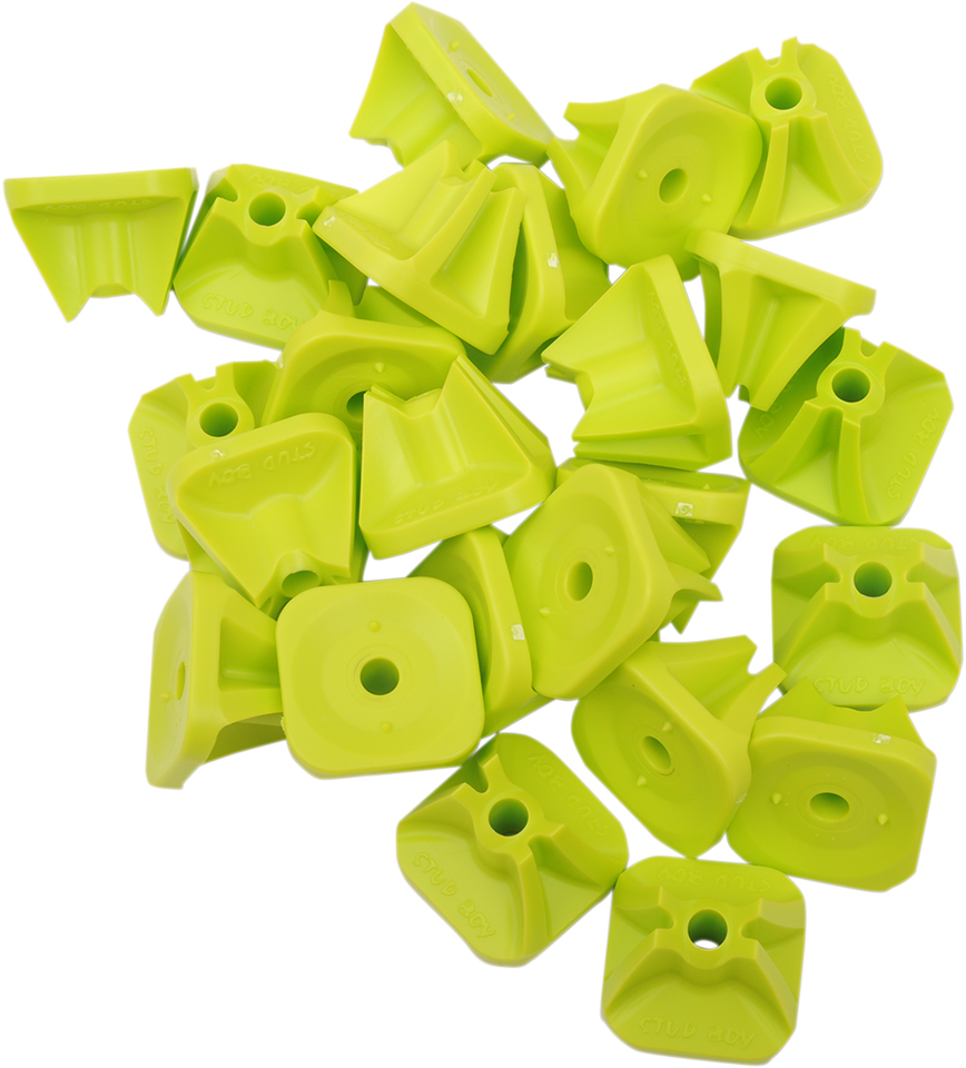 Single Backer Plates - Hi-viz Green - 24 Pack