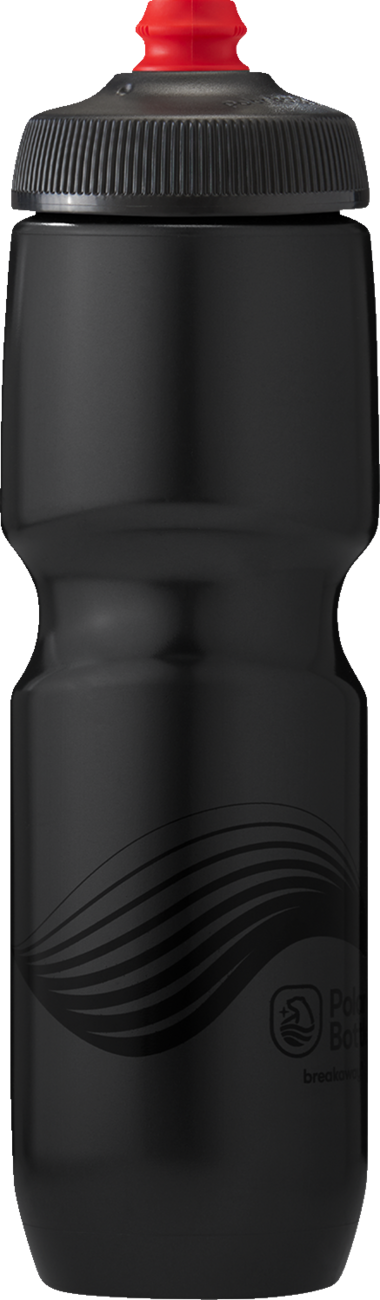 Breakaway® Bottle - Wave - Charcoal/Black - 30 oz. - Lutzka's Garage