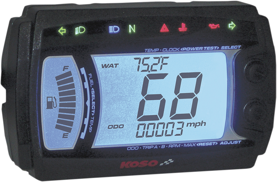 XR-SR Multi-Function Electronic Speedometer - 4.57" W x 2.85" H x 1.25" D