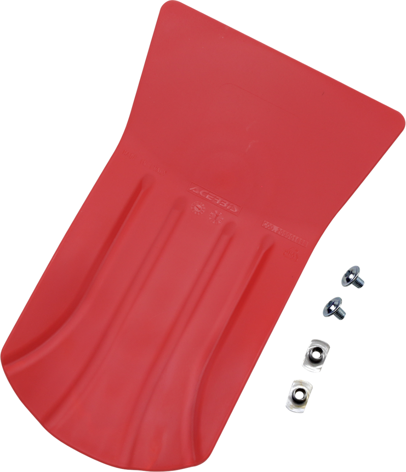 Skid Plate - Red - Universal - Lutzka's Garage