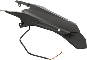 Enduro Rear Fender - with Light - Black - Lutzka's Garage